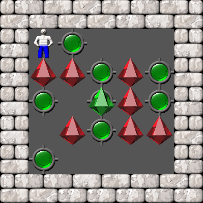 Sokoban More Bugs collections level 74